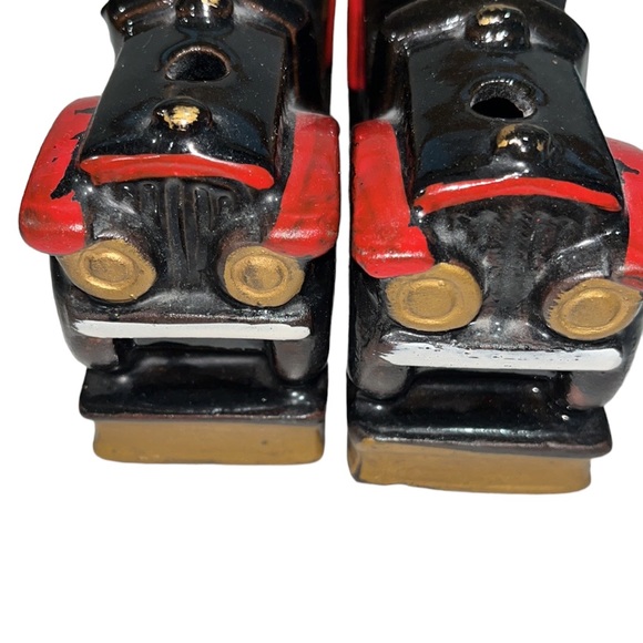 Vintage Ceramic Antique CAR Auto Bookends~Japan - Picture 4 of 9